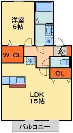 カンパーニュCの物件間取画像